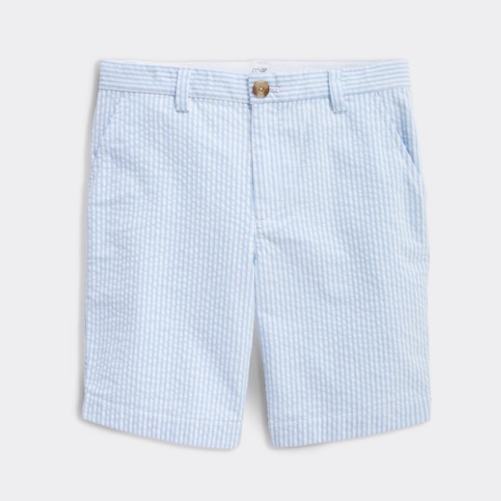 Vineyard Vines Boys Seersucker Breaker Shorts